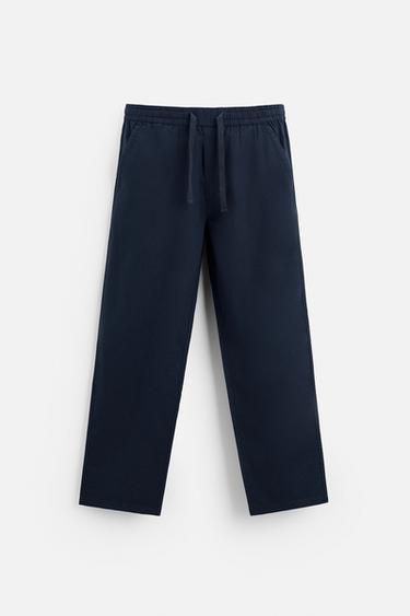 RELAXED FIT JOGGER WAIST TROUSERS - CITRIC 