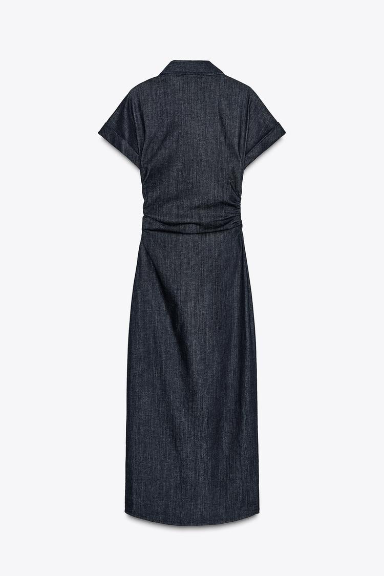 Z1975 MIDI DENIM DRESS - CITRIC 