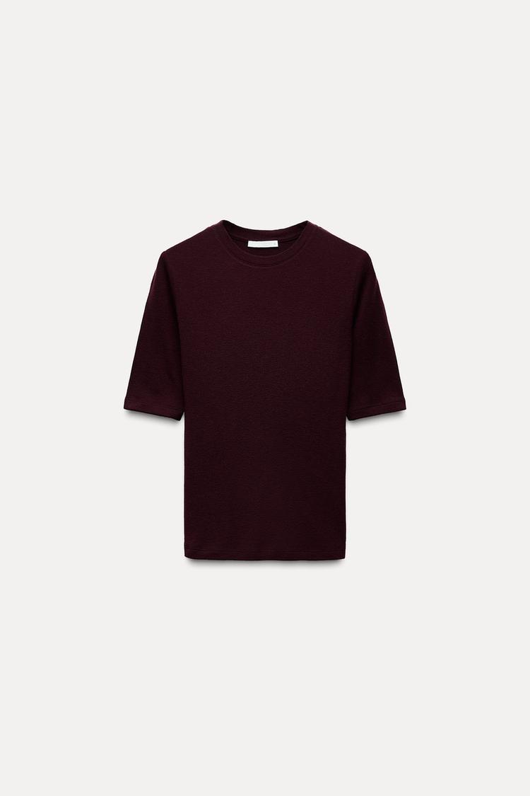 100% SOFT WOOL T-SHIRT - CITRIC 