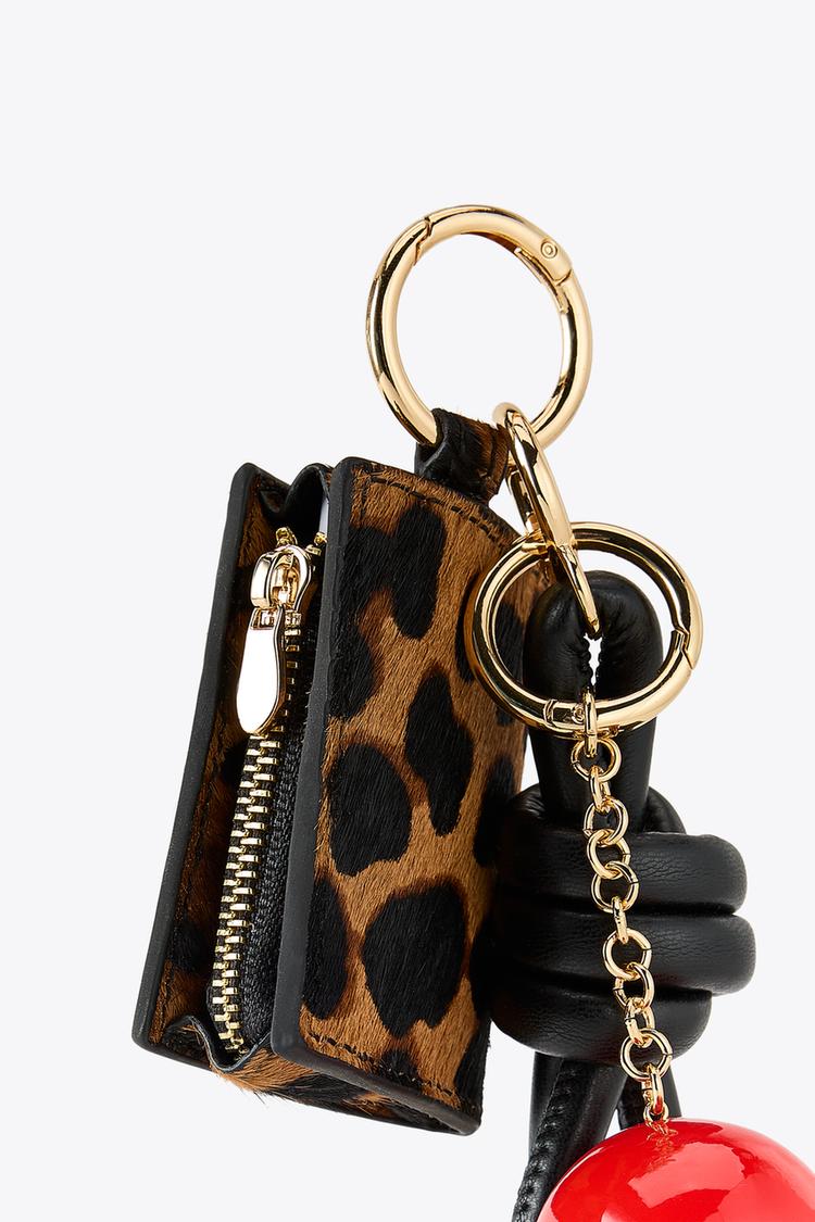 MULTI-CHARM KEY RING WITH PURSE - CITRIC 