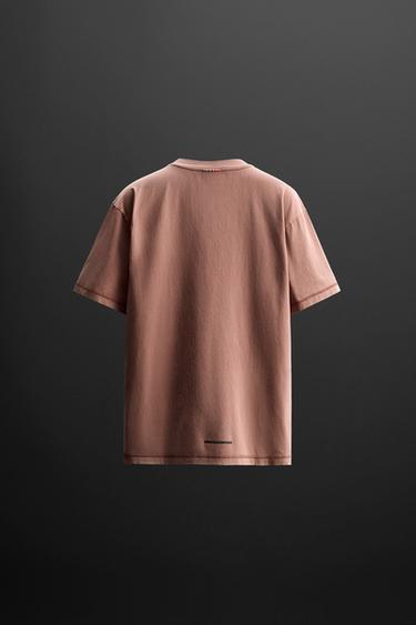 WASHED TRAINING T-SHIRT - CITRIC 