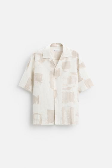 ABSTRACT PRINT SHIRT - CITRIC 