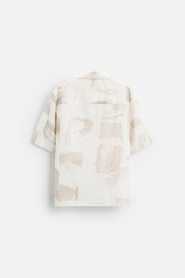 ABSTRACT PRINT SHIRT - CITRIC 