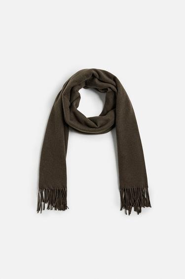 FRINGED SCARF - CITRIC 