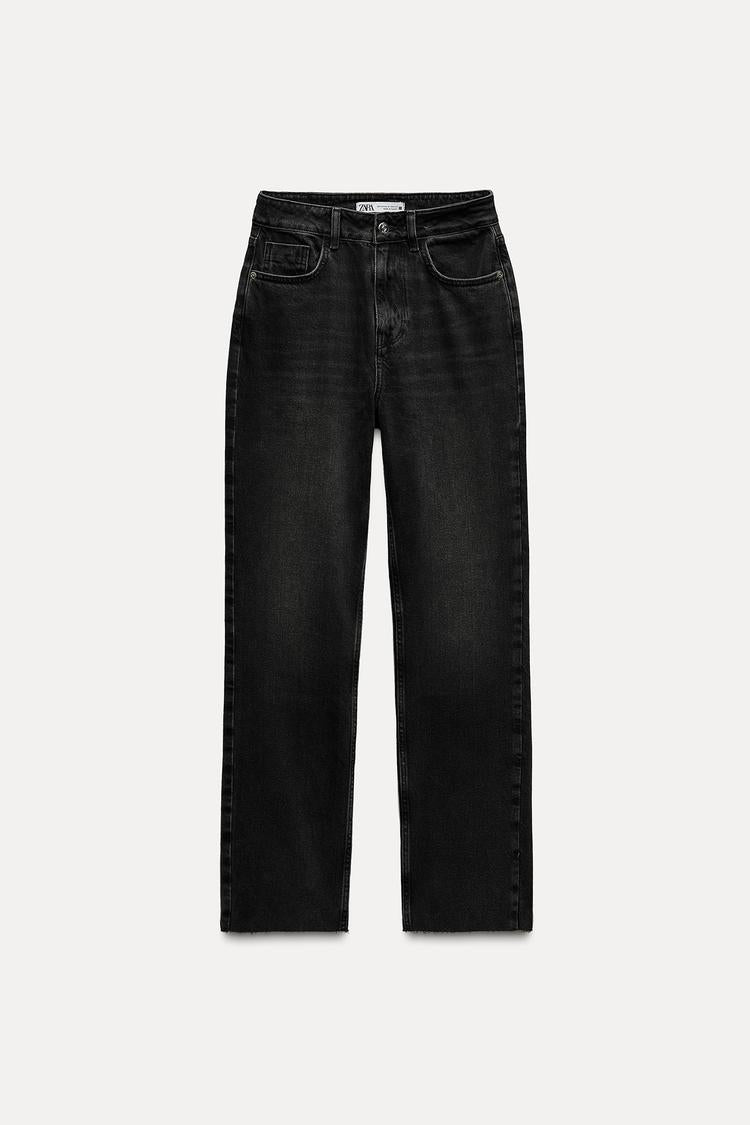 Z1975 HIGH-WAIST STRAIGHT-LEG DENIM JEANS - CITRIC 