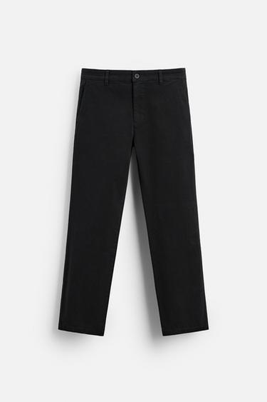 SLIM FIT CHINO TROUSERS - CITRIC 