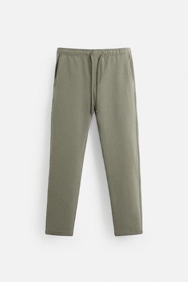 COMFORT FIT JOGGER WAIST TROUSERS - CITRIC 