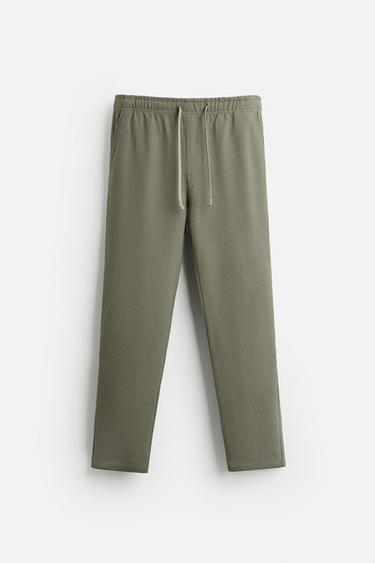 COMFORT FIT JOGGER WAIST TROUSERS - CITRIC 