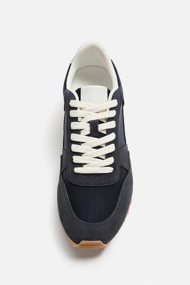 RETRO-STYLE SNEAKERS - CITRIC 