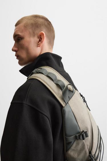 TECHNICAL CROSSBODY BACKPACK - CITRIC 