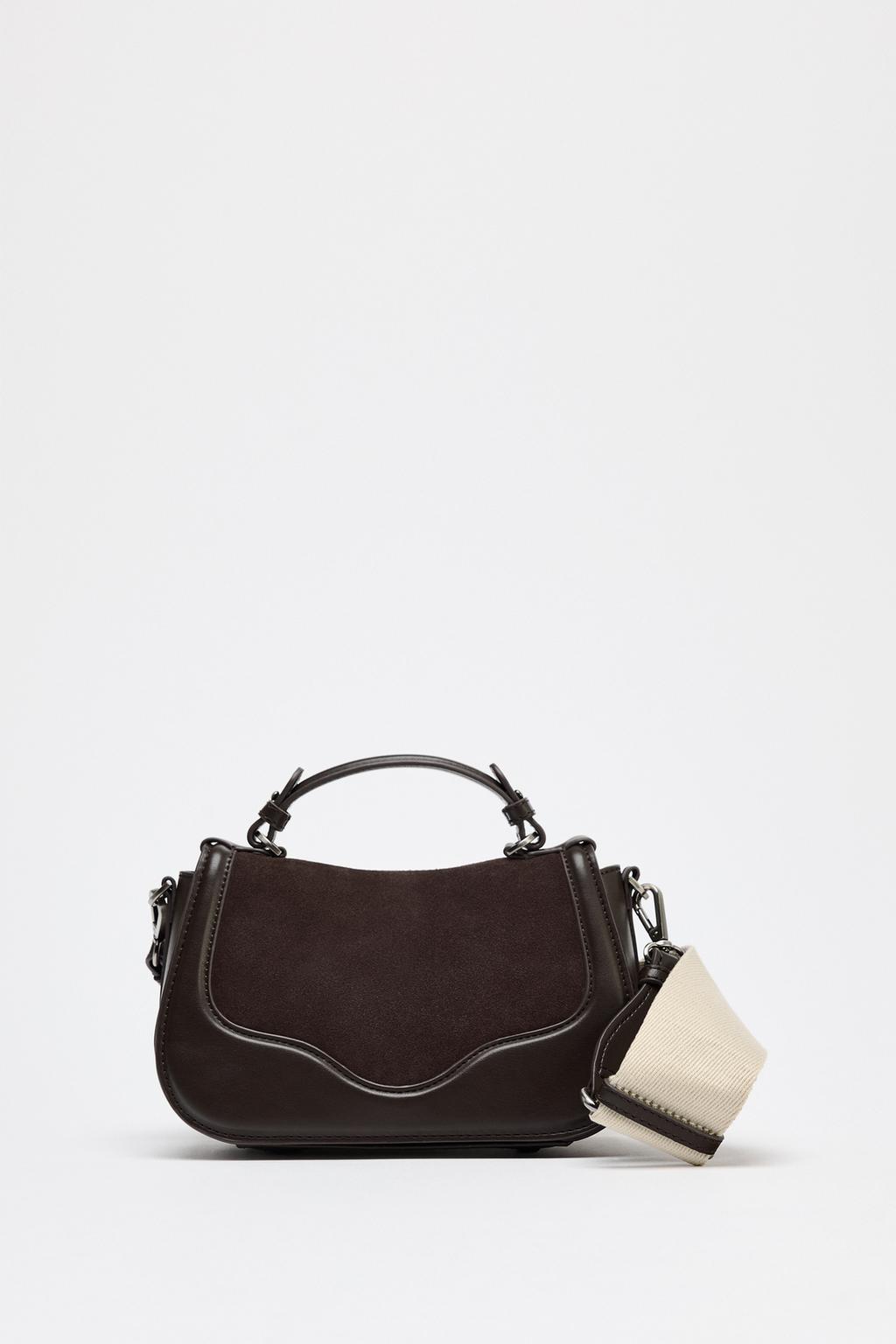 LEATHER CROSSBODY BAG - CITRIC 