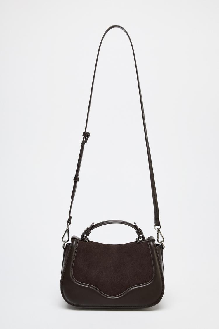 LEATHER CROSSBODY BAG - CITRIC 