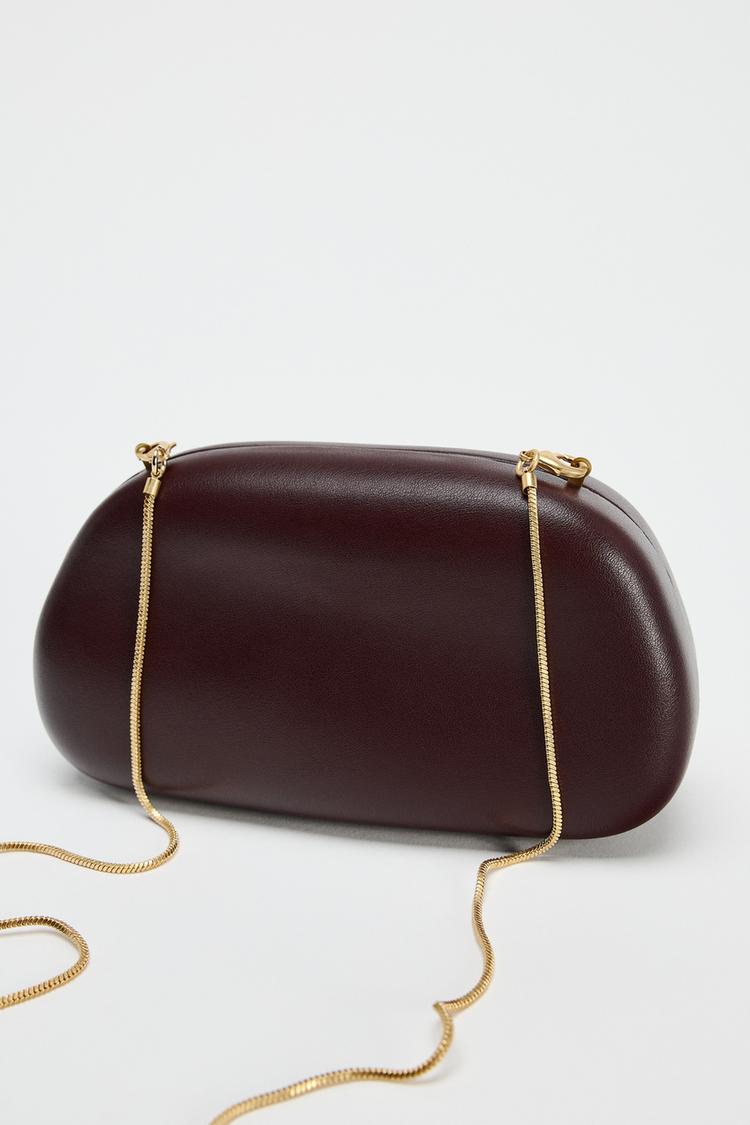 GOLD-CLASPED BOX BAG - CITRIC 