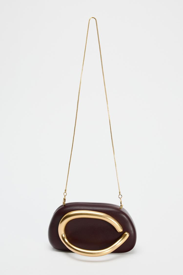 GOLD-CLASPED BOX BAG - CITRIC 