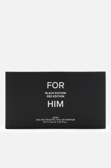 FOR HIM + FOR HIM RED EDITION EDP 2 X 50 ML / 1.69 FL. OZ - CITRIC 