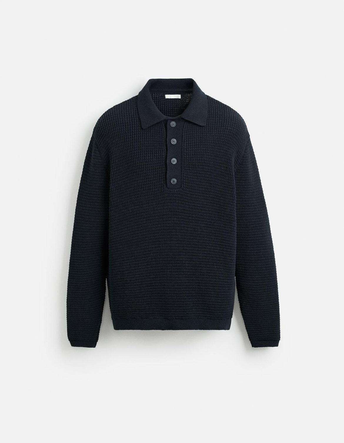 PURL KNIT POLO SHIRT - CITRIC 